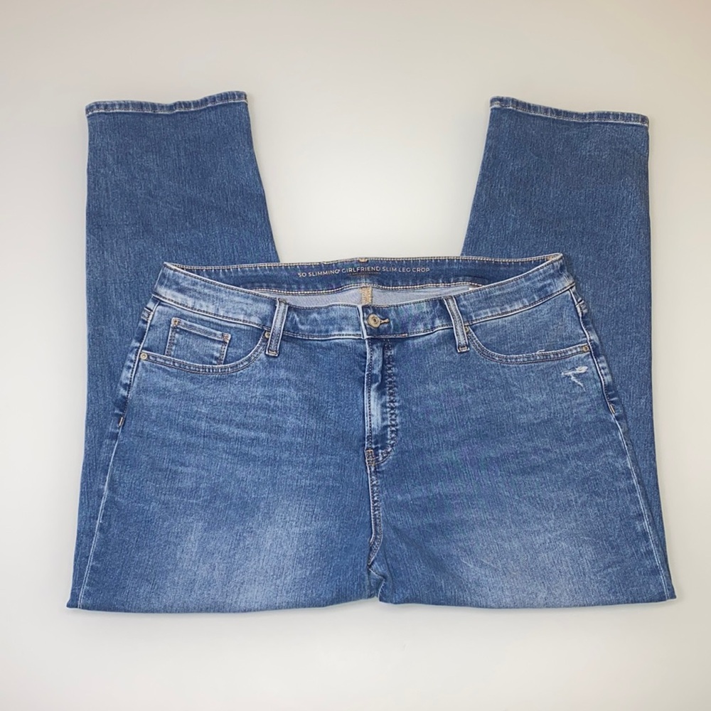 Chicos So Slimming Girlfriend Slim Leg Crop jeans W16